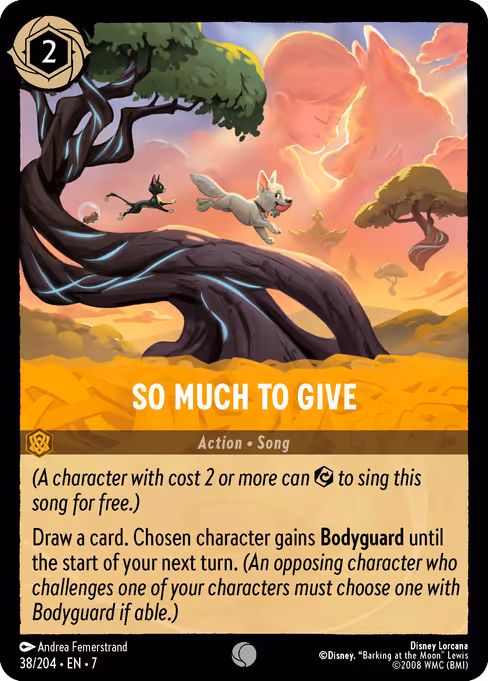 So Much to Give