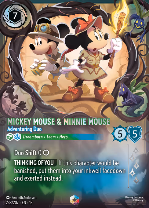 Mickey Mouse & Minnie Mouse