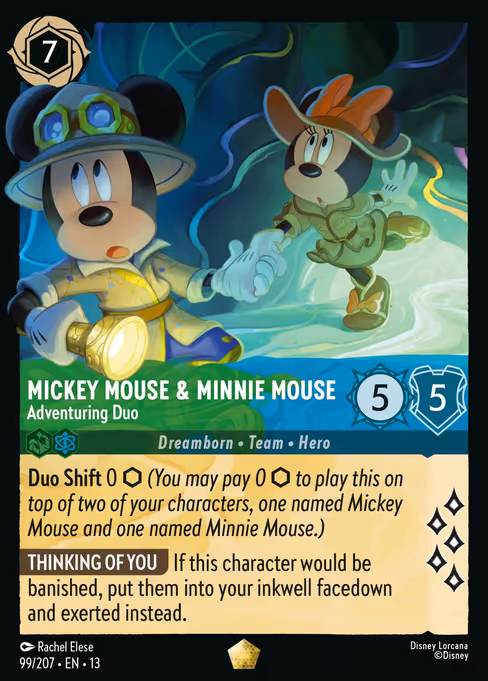 Mickey Mouse & Minnie Mouse