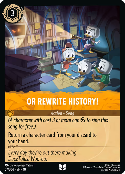 Or Rewrite History!