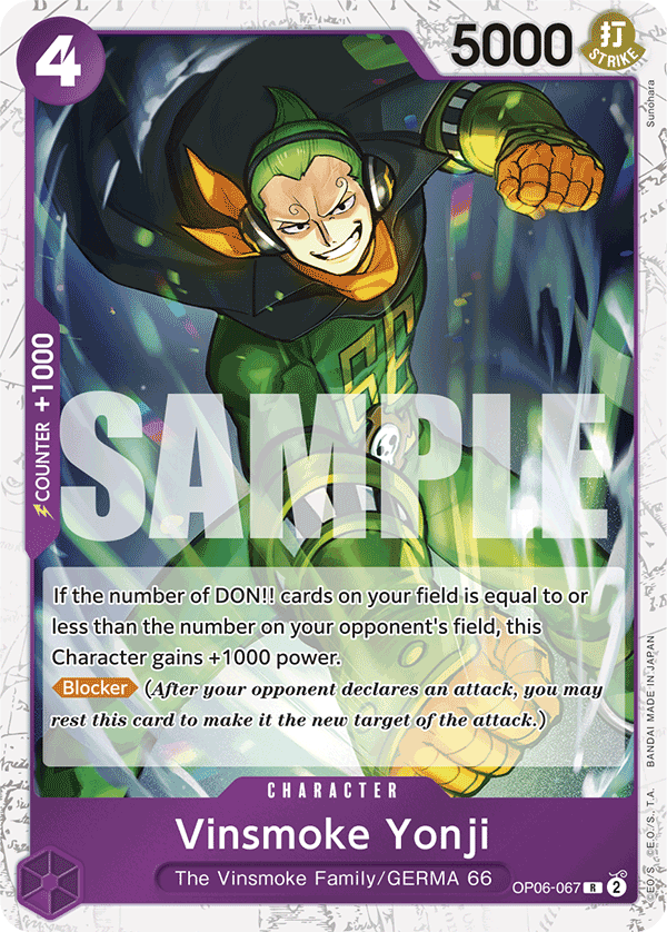 Vinsmoke Yonji (OP06-067) (Jolly Roger Foil)