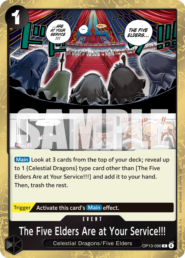 The Five Elders Are at Your Service!!!