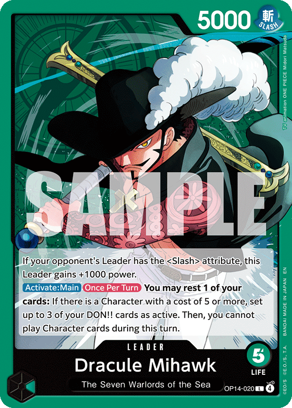Dracule Mihawk - OP14-020