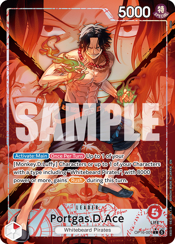 Portgas.D.Ace (001) (Alternate Art)