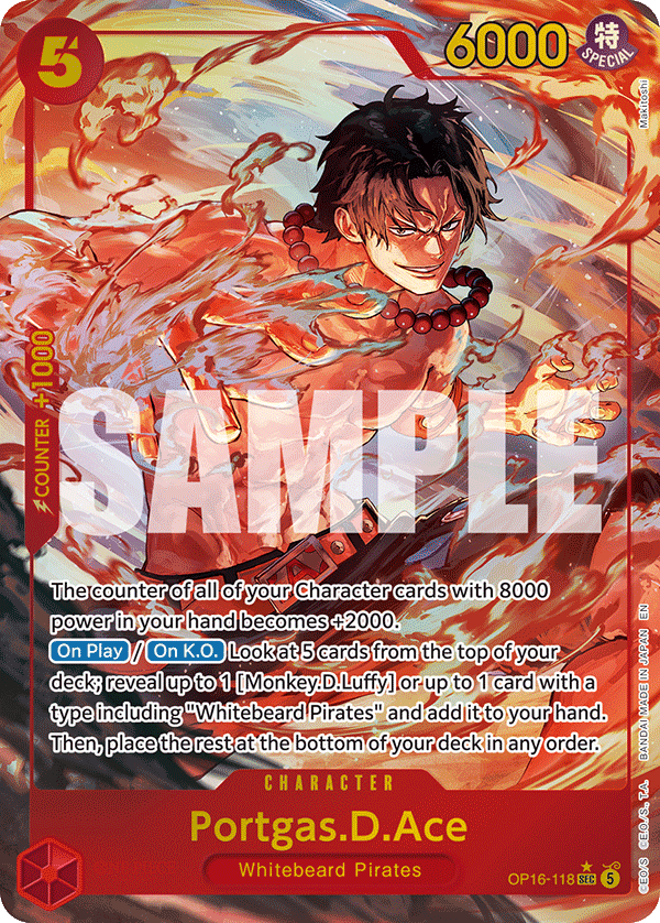 Portgas.D.Ace (118) (Alternate Art)
