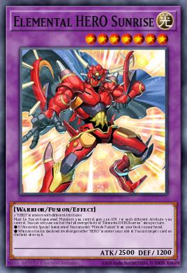 Elemental HERO Sunrise