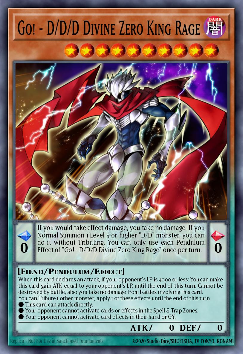 Go! - D/D/D Divine Zero King Rage