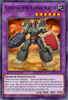 Elemental HERO Rampart Blaster