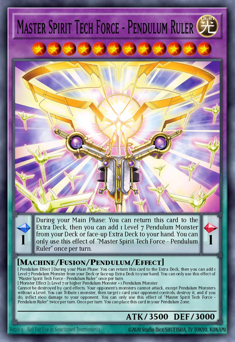 Master Spirit Tech Force - Pendulum Ruler