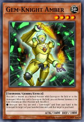 Gem-Knight Amber