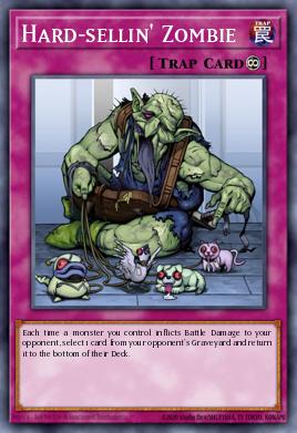 Hard-sellin' Zombie